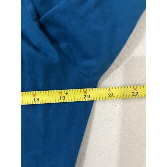 Johnny Was Embroidered Draped Neck Short Dress Cotton Women Large 3/4 Sleeve - Picture 10 of 12